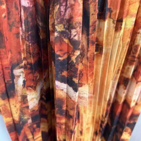 Latiste Maxi Dress Womens 3X Sheer Multicolor V Neck Vacation Formal - Picture 4 of 14